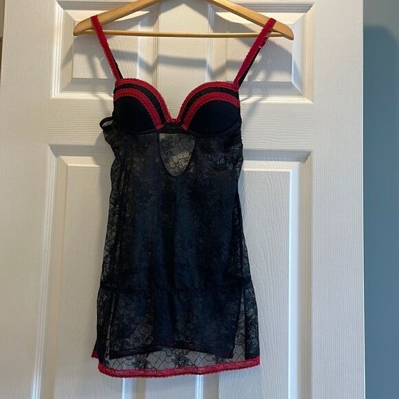 Black Lace Teddy Size S - New without Tags - Picture 1 of 6